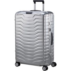 Samsonite Proxis Alu Trolley mit 4 Rollen 76cm + GRATIS HOTELGUTSCHEIN Aluminium