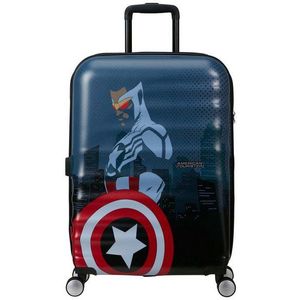 American Tourister - Wavebreaker Disney Trolley - Captain America City - Veelkleurig - ABS