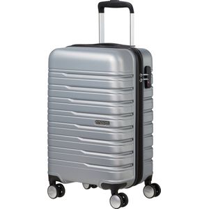 American Tourister - Flashline - Handbagage Koffer - Zilver - ABS