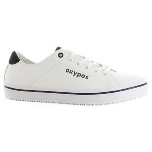 Oxypas Sneaker leer Clark - Wit - 40