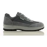 Safety Jogger - Organic - Laag S1P - Donkergrijs - Leer - Waterbestendig