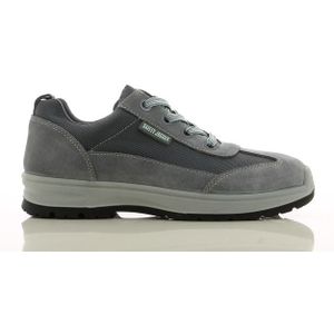 Safety Jogger - Organic - Laag S1P - Donkergrijs - Leer - Waterbestendig