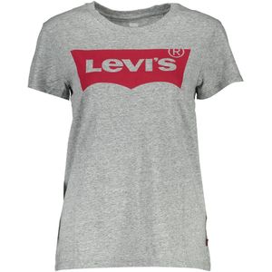 Levi's - The Perfect Batwing T-Shirt - Grijs Heather - 100% Katoen