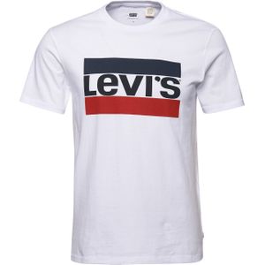 Levi's Sportswear Logo Graphic T-shirt voor heren (1 stuk), Wit