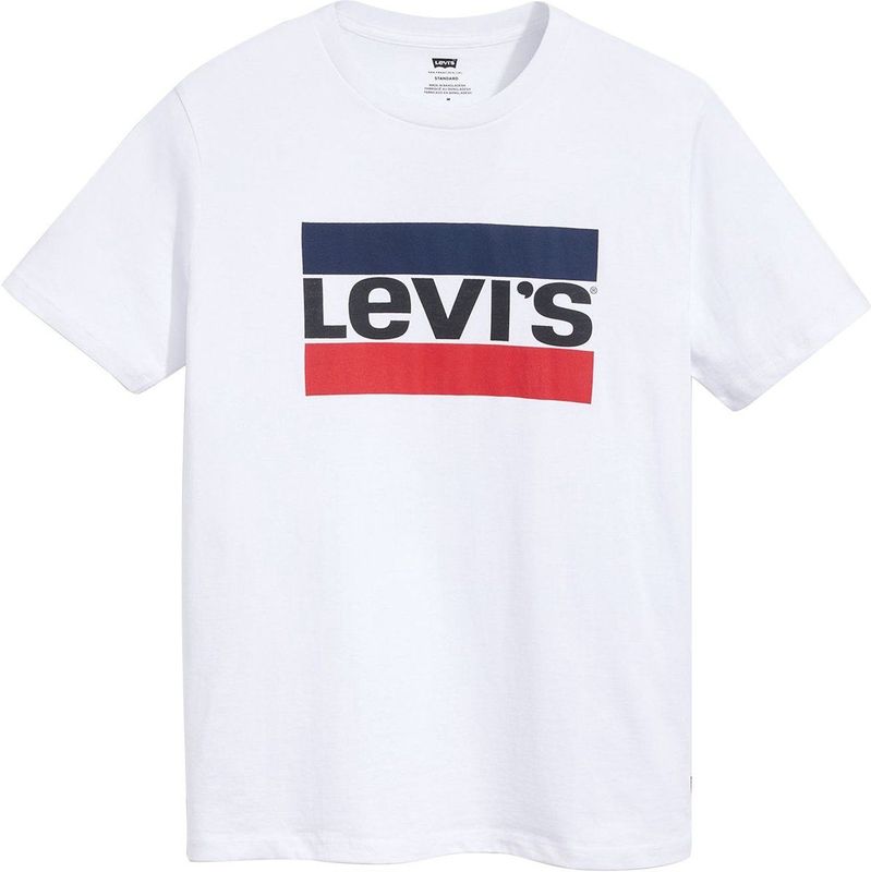 Levi's - Sportswear Logo Graphic T-Shirt - Wit - Katoen