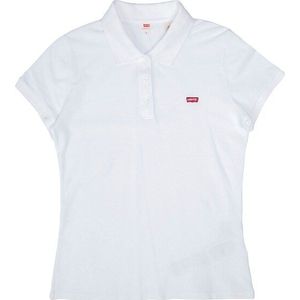 Poloshirt - Wit - Slim Fit - Korte Mouwen - Polokraag