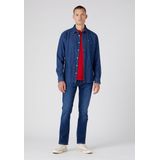 Wrangler - Greensboro - Jeans - Blauw - Katoen