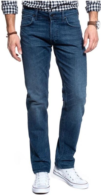 Lee, Heren, Jeans, Blauw, Maat: W29 L32 Denim,