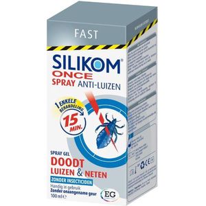 Silikom® Once Spray Gel - Anti Luizen - 100ml
