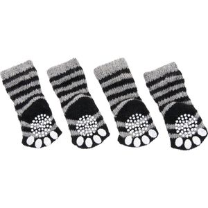 Flamingo - Gestreifte Pet Socken Gestreifte Socken stocks l l l links