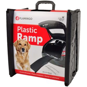 Flamingo - Hondenloopplank inklapbaar - Zwart - 152 x 39.5 x 13 cm