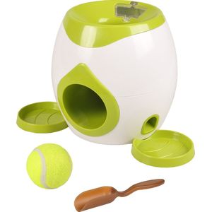 Flamingo Wilson Interactief Apporteerspel - Wit/Groen - 18 cm