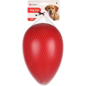 Flamingo Hundespielzeug Treibei Ovo, rot - L: Ø 16,5 x H 25 cm