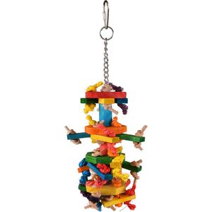 Vogelspeelgoed - Kooihanger - Multicolor - 27 cm
