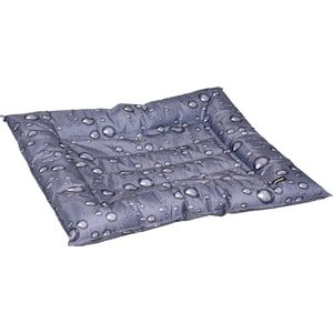 Flamingo koelbed Fresk Drop, grijs maat L: 91x76cm hond