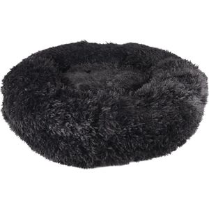 Mand Krems Rond Zwart 90x90x18cm