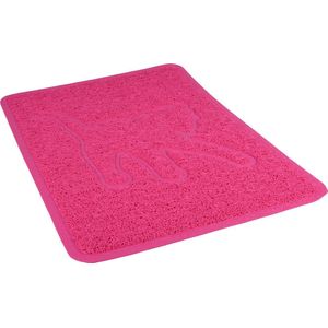 Flamingo Matti Rosie - Kattenbakmat Katten - Kattenbakmat Rosie Fuchsia 35x48cm - 1st