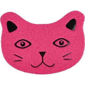 Flamingo mat voor kattenbak Pancho - fuchsia