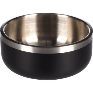 Flamingo - Lora - Eet- en Drinkpot - Zwart/Zilver - 775 ml