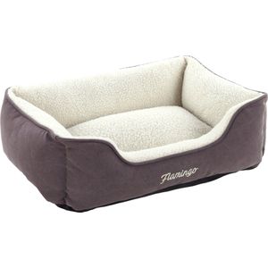 Flamingo Alisha - Mand Honden - Mand Alisha Rechthoekig Donker Taupe 65x45x20cm - 1st