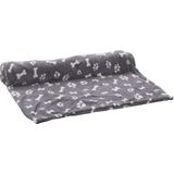 Flamingo Zuma - Deken Honden;katten - Fleece Deken Zuma Grijs Bot/poot 150x200cm - 1st - 137316 - 1st