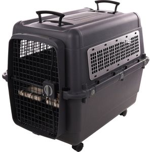 Flamingo Lanta - Transportkooi Honden - Transportkooi Lanta Grijs Xl 60x92x69cm - 1st