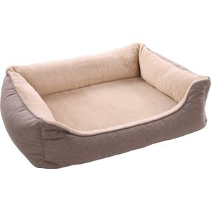 Flamingo Esmo - Mand Honden - Mand Esmo Rechthoekig+rits Beige 100x80x25cm - 1st - 137538 - 1st