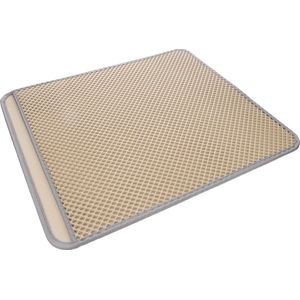 Flamingo MATZ Kattenbedmat, 70 x 60 x 1,3 cm, beige