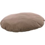 Kussen Panama, ovaal, met ritssluiting, taupe, 100 x 76 x 10 cm