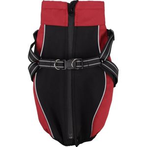 Honden winterjas met tuigje. Warme kleine honden jas voor buiten. Gewatteerd hondenvest, kleding voor katten puppy kleine honden in koud weer