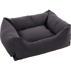 Mand Panama Rechthoekig Donkergrijs 80x67x22cm