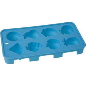Cosy & Trendy - IJsblokjesvorm - Blauw - Rubber - Voor 8 Blokjes