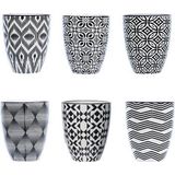 Cosy&Trendy Nikko Black Beker - Ø 7.3 cm - Set-6