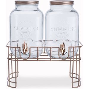 Cosy&Trendy Sapdispenser set op standaard - 2x 3,5 liter