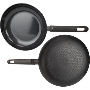 Cosy&Trendy Full Black - Braadpan - Ø 28cm x 5,5cm - Zwart