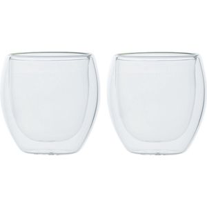 Cosy&Trendy Isolate dubbelwandig koffieglas - 22 cl - Set-2