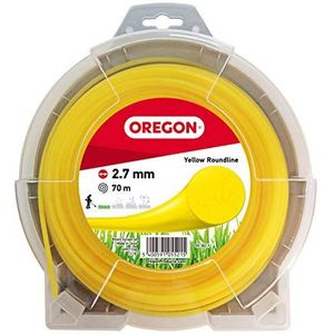 Oregon 69-382-Y gele ronde strimmer lijn/draad voor grastrimmers en bosmaaiers, 2,7 mm x 70 m