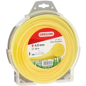 Oregon 69-387-Y Gele ronde grastrimmerlijn/draad voor grastrimmers en bosmaaiers, 4,0 mm x 32 m