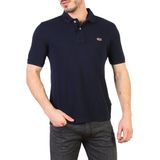 Napapijri - Heren Polo Shirt - Blauw - Katoen - Klassieke Fit