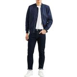 Jeans - 502 - Jeans - Effen - Denim, Ritssluiting, 5-pocket-style, Rinsed/dark washed