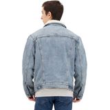 TOM TAILOR Tussenjas - Denim - Effen - Licht Gevoerd - Losvallend Model