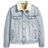 TOM TAILOR Tussenjas - Denim - Effen - Licht Gevoerd - Losvallend Model