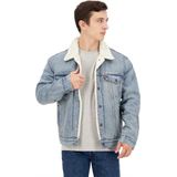 TOM TAILOR Tussenjas - Denim - Effen - Licht Gevoerd - Losvallend Model