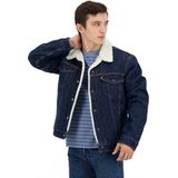 LEVI'S - Rockridge Trucker - Jeansvest - Blauw - Denim - Sherpa Voering