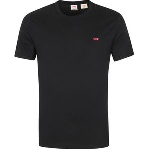 Levi's - 56605-0009 T-shirt - Zwart - Katoen - Korte Mouwen - Duurzaam