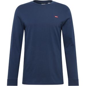 Levi's - 72848-0001 T-shirt - Marineblauw - Katoen - Lange Mouwen