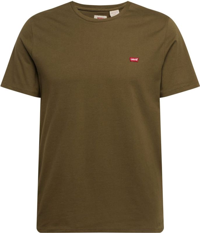 Levi's Original Housemark T-shirt met korte mouwen voor heren, Olijfnacht