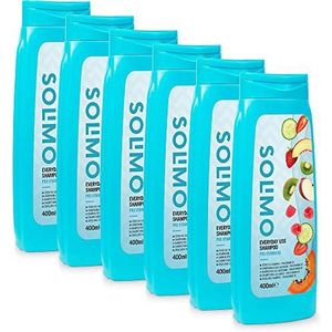 Amazon merk - Solimo Elke dag 7 vruchtenshampoo met provitamine B5, 400 ml x 6