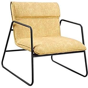 Zons IZA industriële stoel gemaakt van PU, mosterd, 72 x 70 x 80 cm