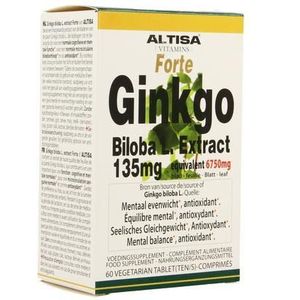 Ginkgo Biloba L. Extract - 135mg - Antioxidant - Forte
